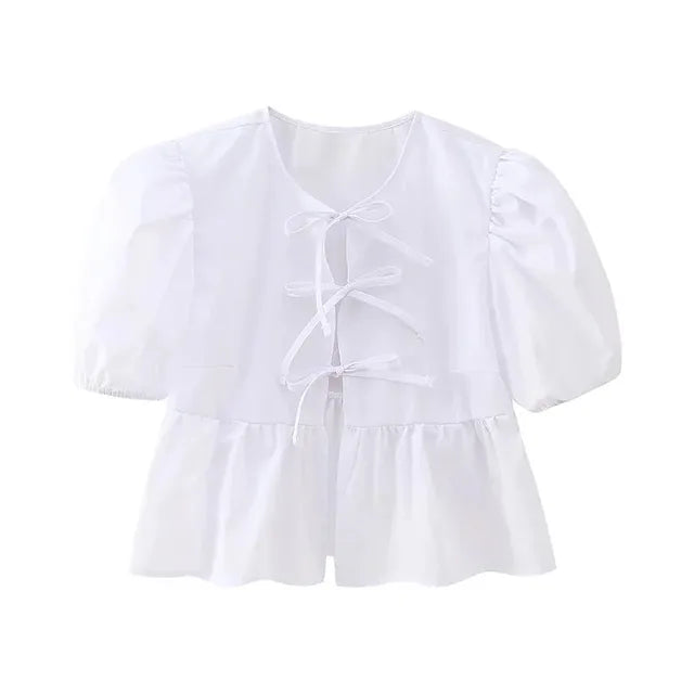 Elena | Camisa de Algodón ChicStripe