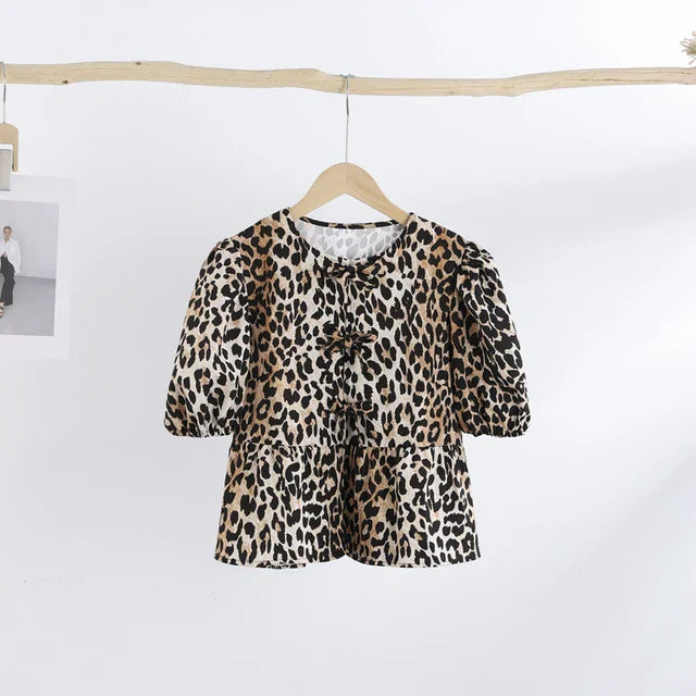 Elena | Camisa de Algodón ChicStripe