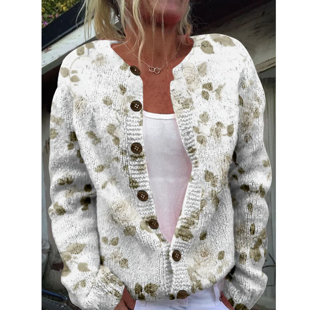 Jonna | Cárdigan Elegante con Estampado Natural