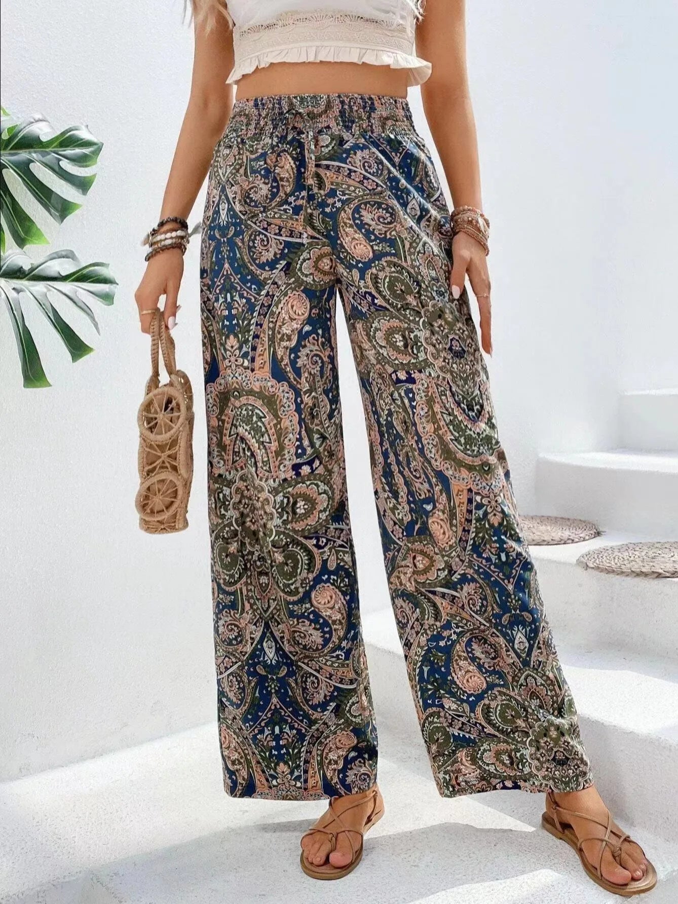 Analyn | Pantalones anchos bohemios