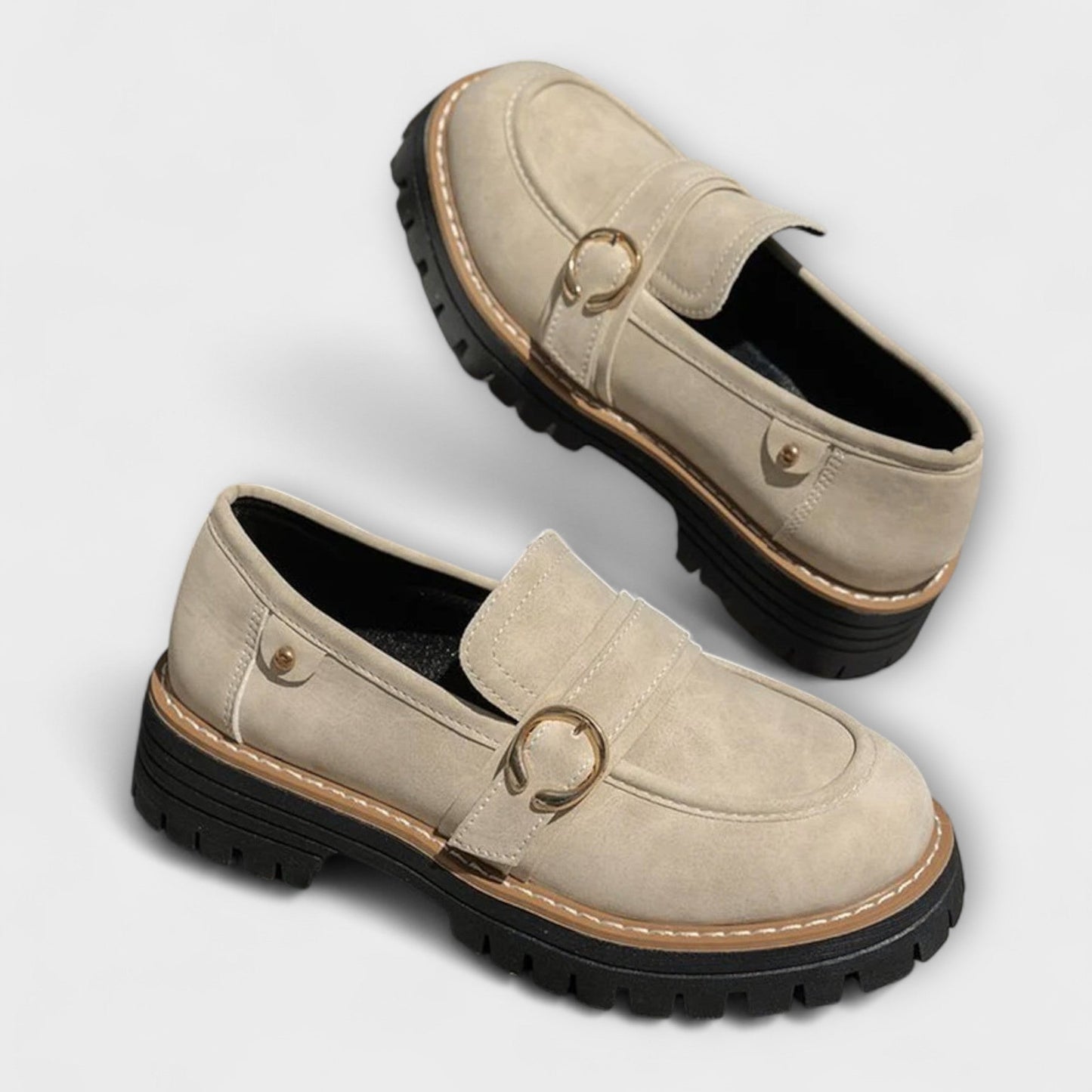 Lora – Mocasines casuales con punta redonda