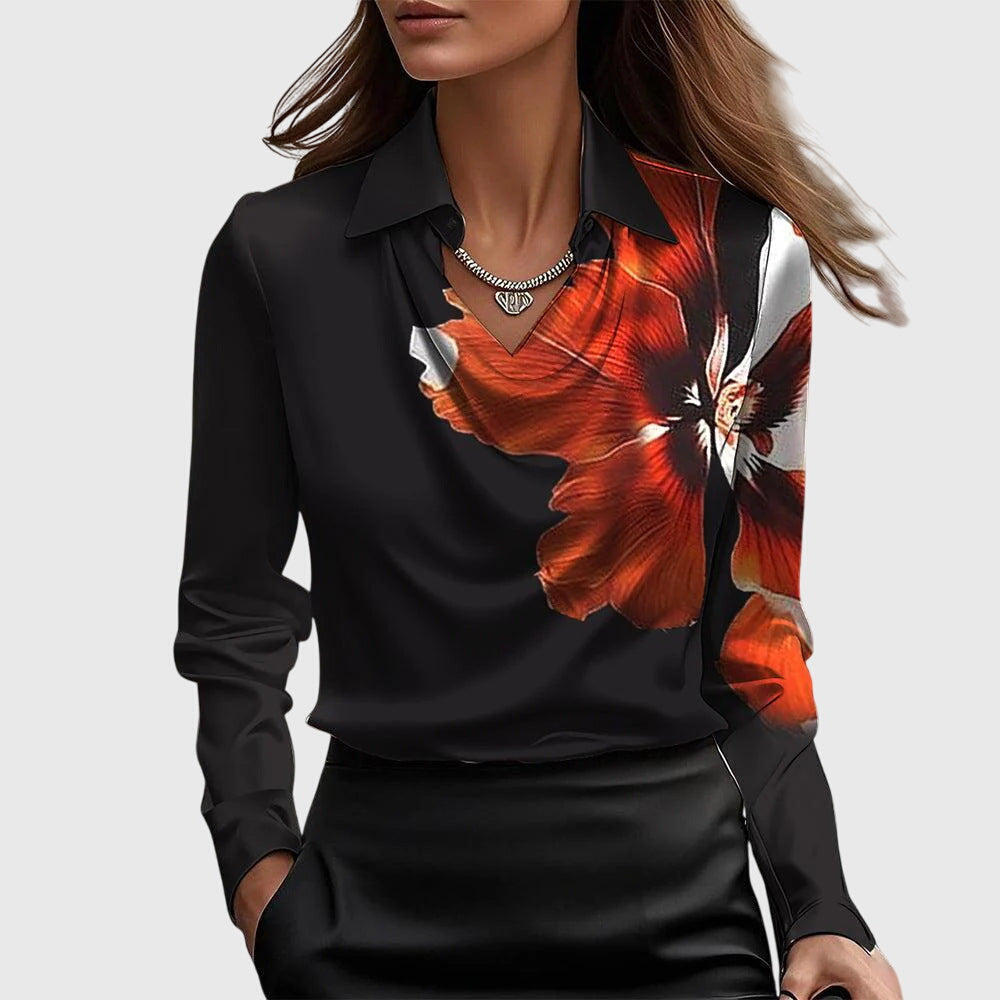 Diana | Blusa De Satén De Lujo
