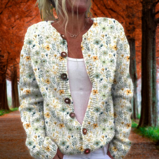 Lowri | Cárdigan con estampado floral