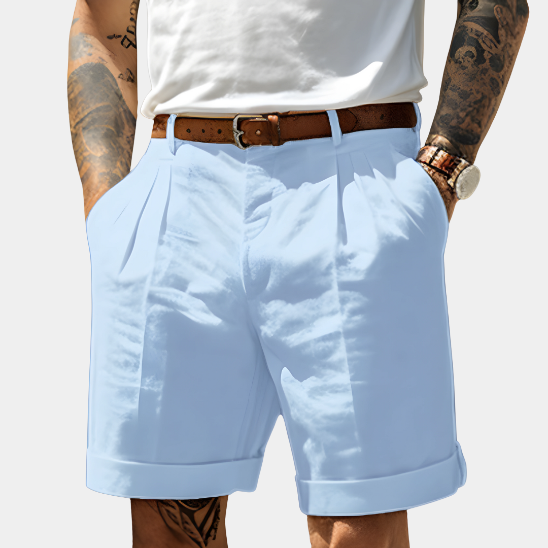 Rafael | Bermuda De Lino Elegante