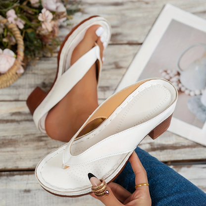 Pilar | Sandalias de tacón grueso para mujer