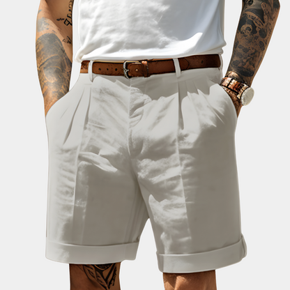 Rafael | Bermuda De Lino Elegante