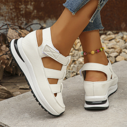 Ana | Sandalias Casuales con Plataforma y Diseño de Tiras Cruzadas para una Máxima Comodidad