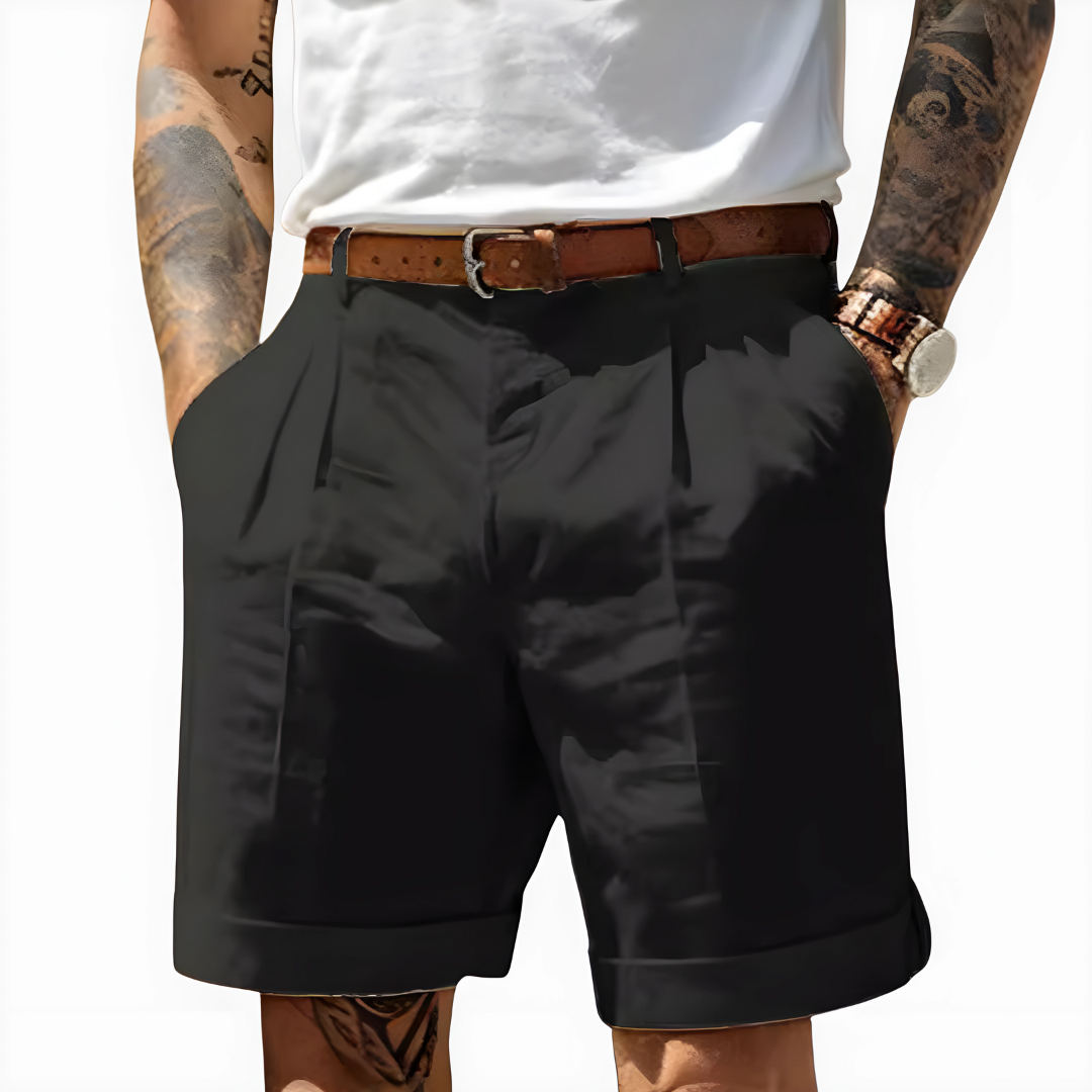 Rafael | Bermuda De Lino Elegante