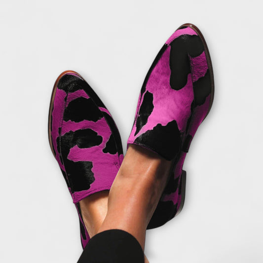 Paloma | Mocasines Con Huella De Vaca