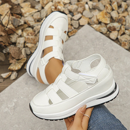 Ana | Sandalias Casuales con Plataforma y Diseño de Tiras Cruzadas para una Máxima Comodidad