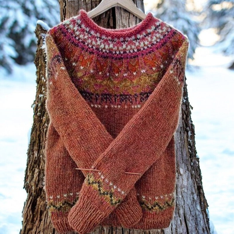 Sascia | Suéter Vintage con Estilo Artesanal