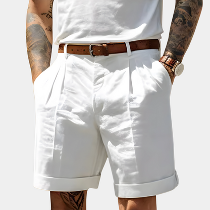 Rafael | Bermuda De Lino Elegante
