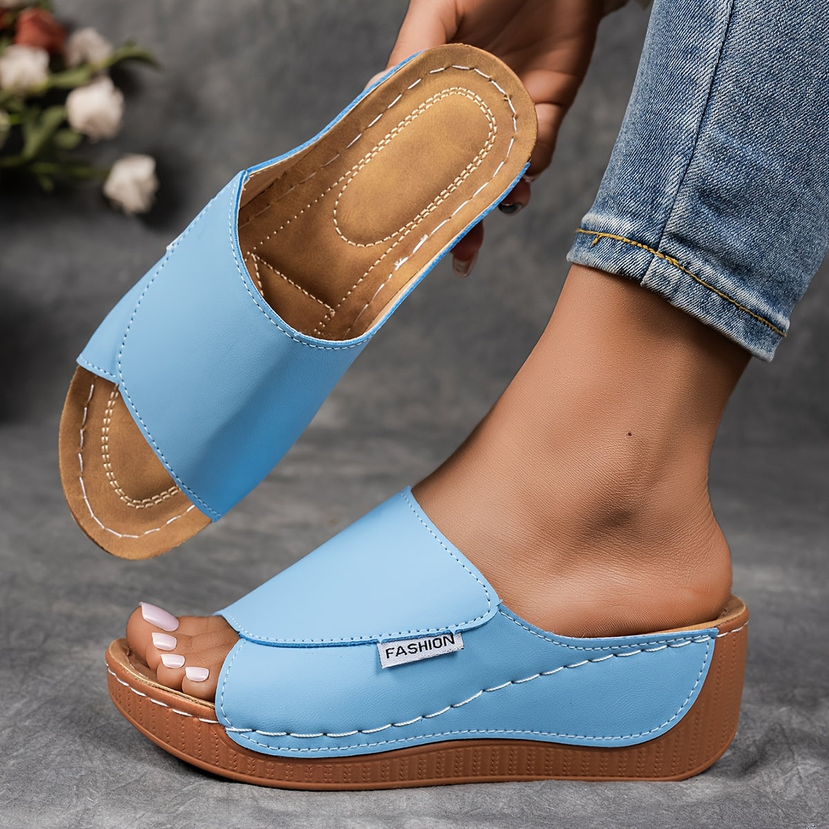 Elena | Sandalias Con Plataforma Cómodas