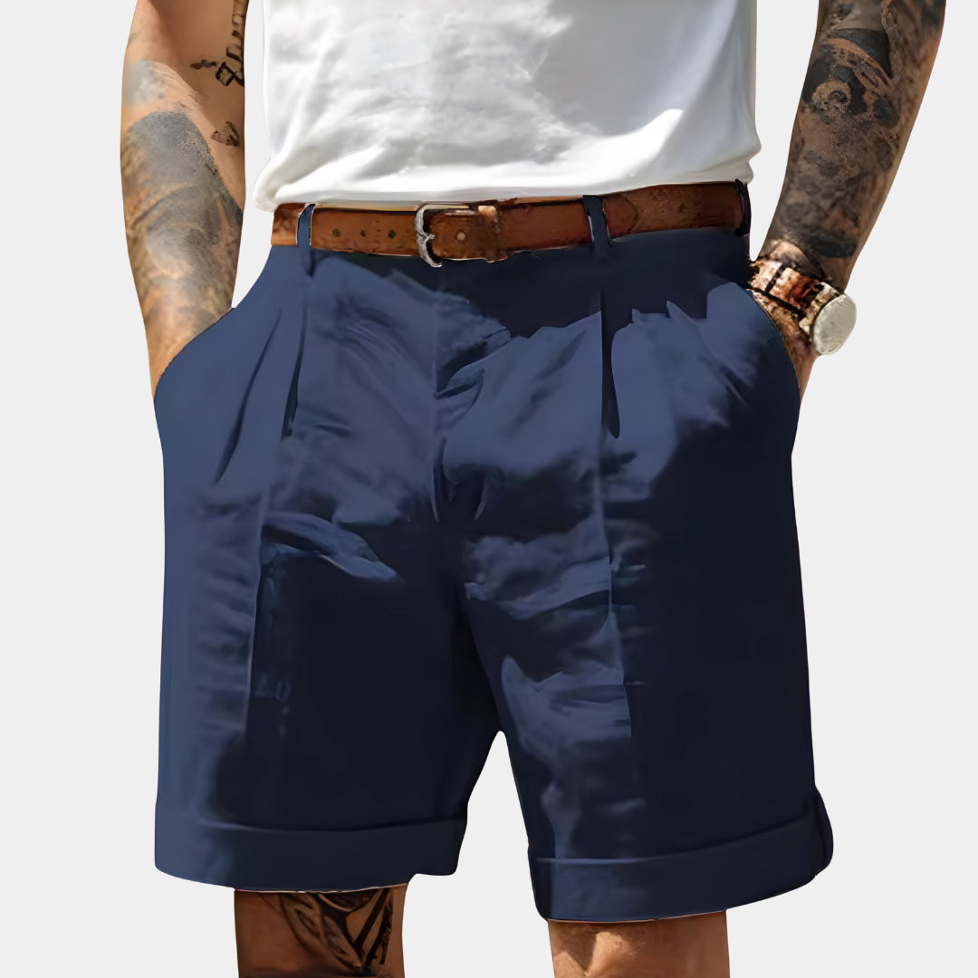Rafael | Bermuda De Lino Elegante