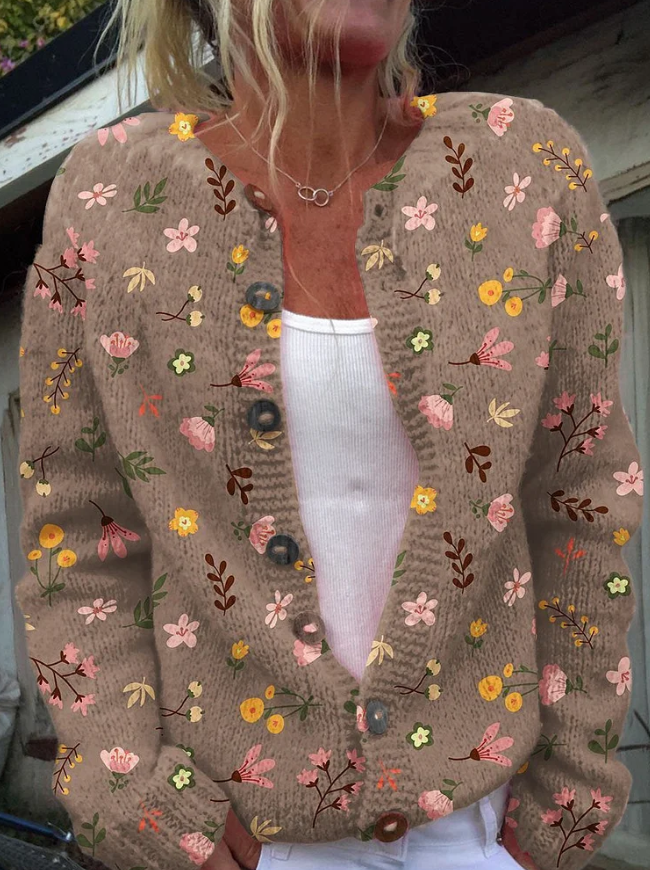 Lowri | Cárdigan con estampado floral