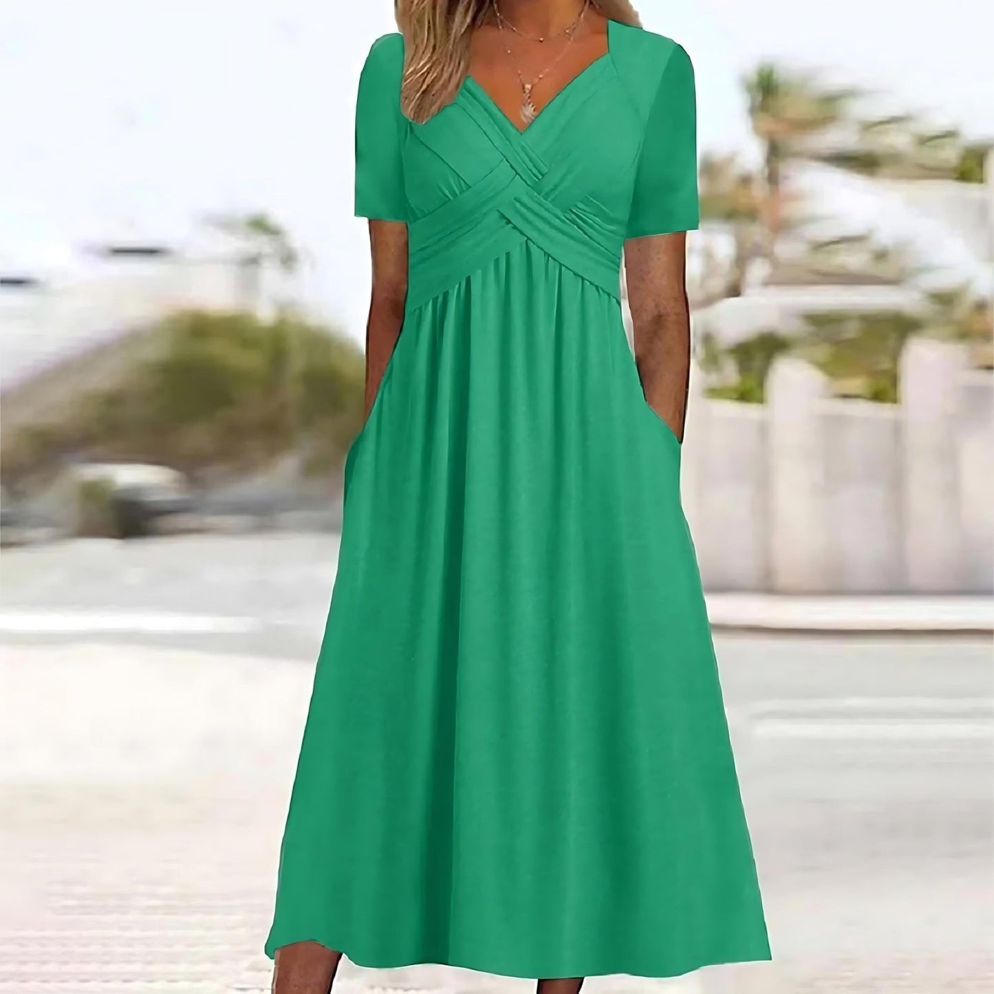 Sofia | Vestido midi escultural