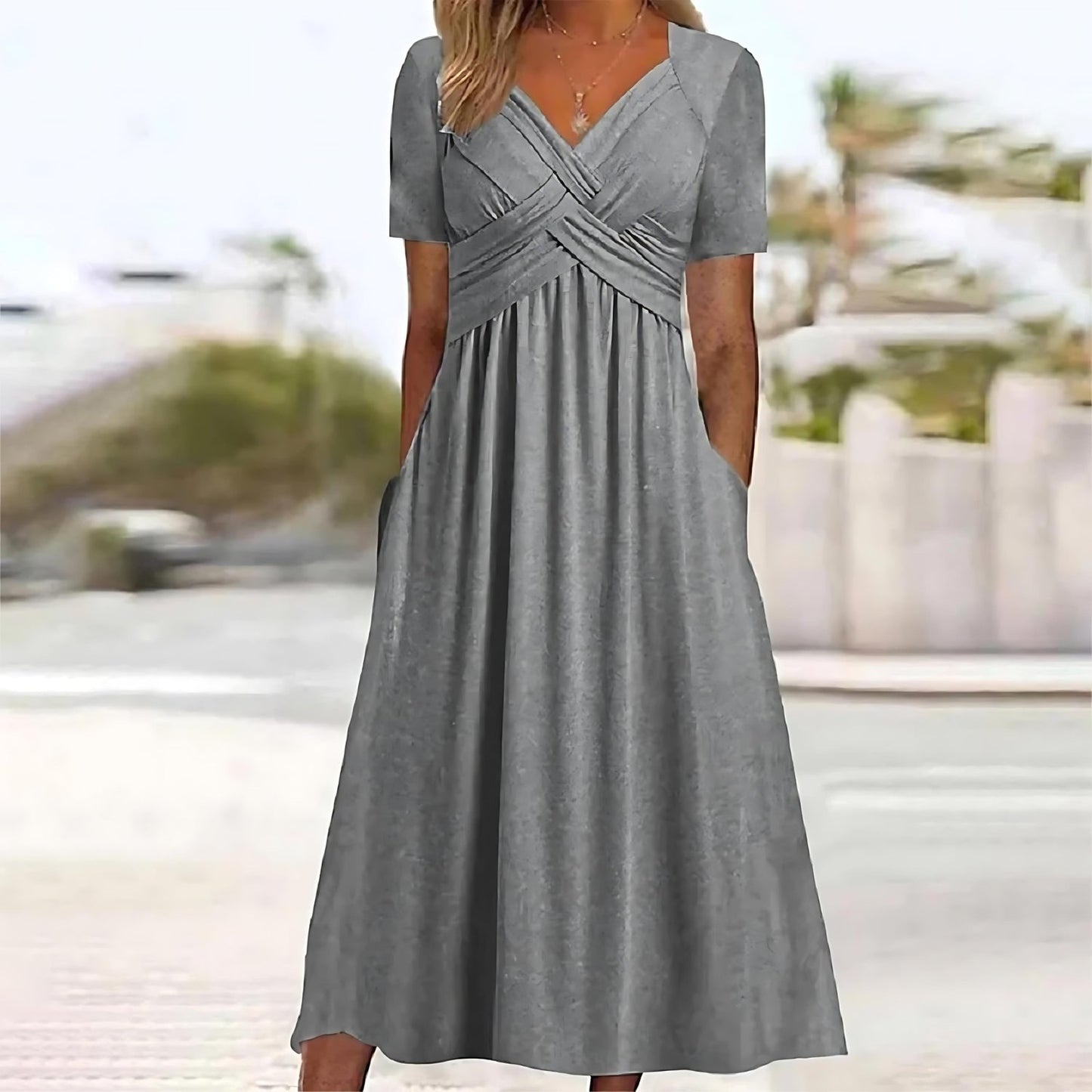 Sofia | Vestido midi escultural