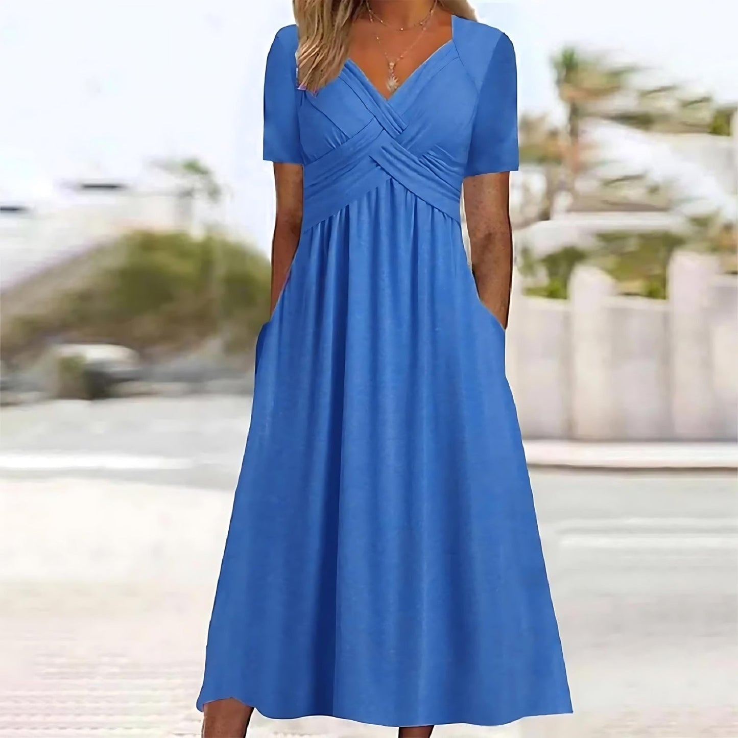 Sofia | Vestido midi escultural