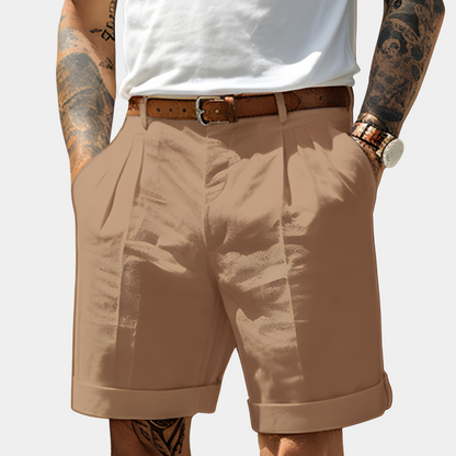 Rafael | Bermuda De Lino Elegante
