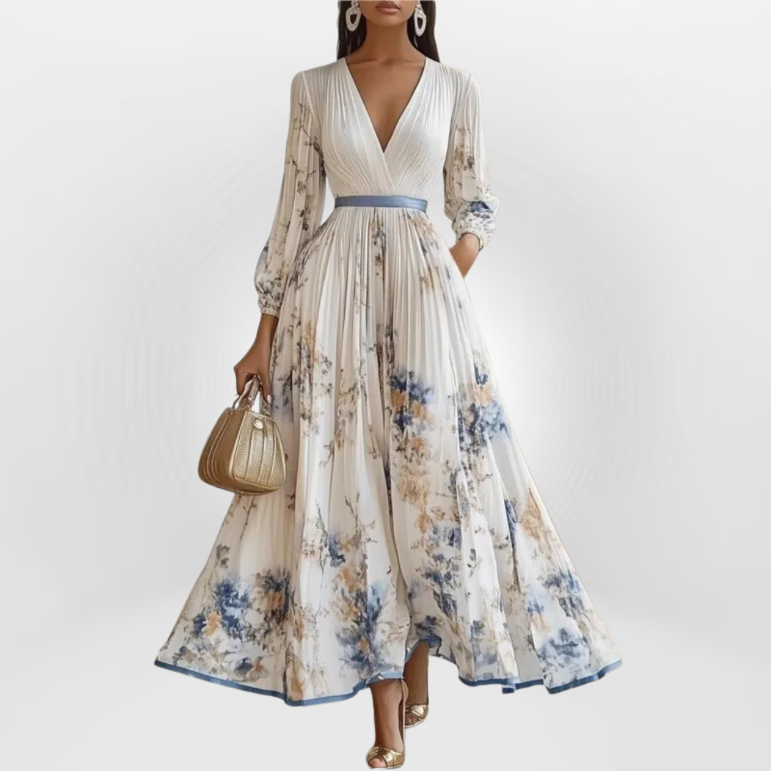Esmeralda | Vestido maxi vaporoso