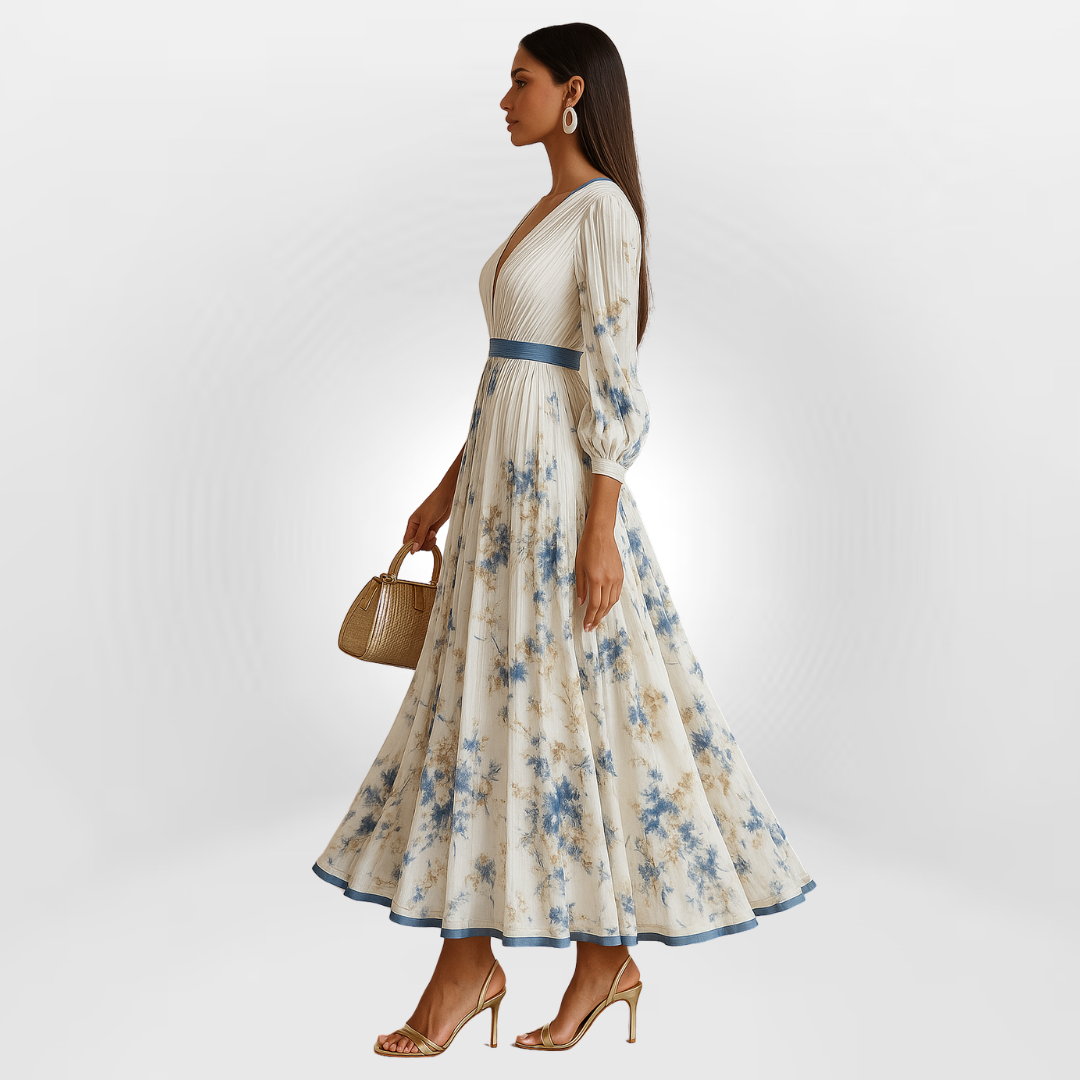 Esmeralda | Vestido maxi vaporoso