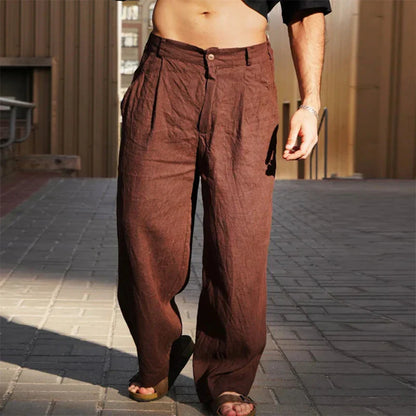 Adrián | Pantalón De Lino Relajado