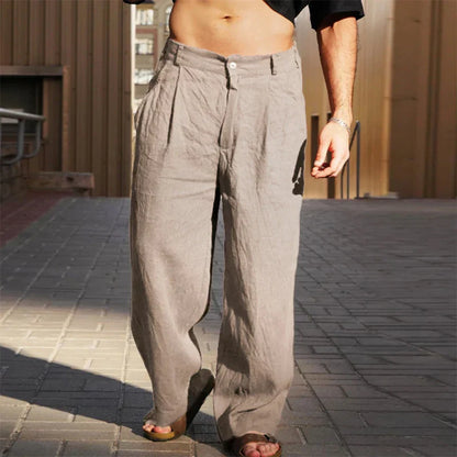 Adrián | Pantalón De Lino Relajado