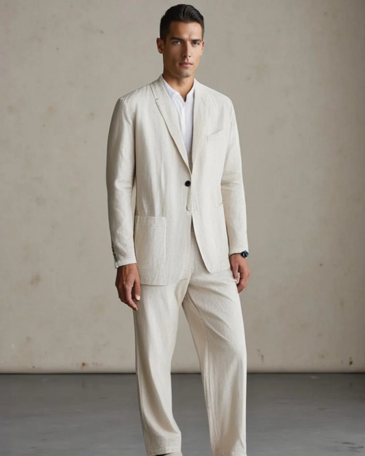 Lorenzo | Traje de lino clásico
