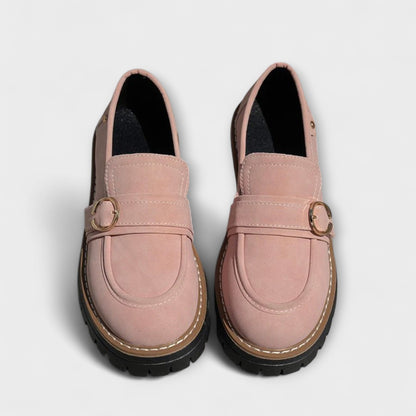 Lora – Mocasines casuales con punta redonda