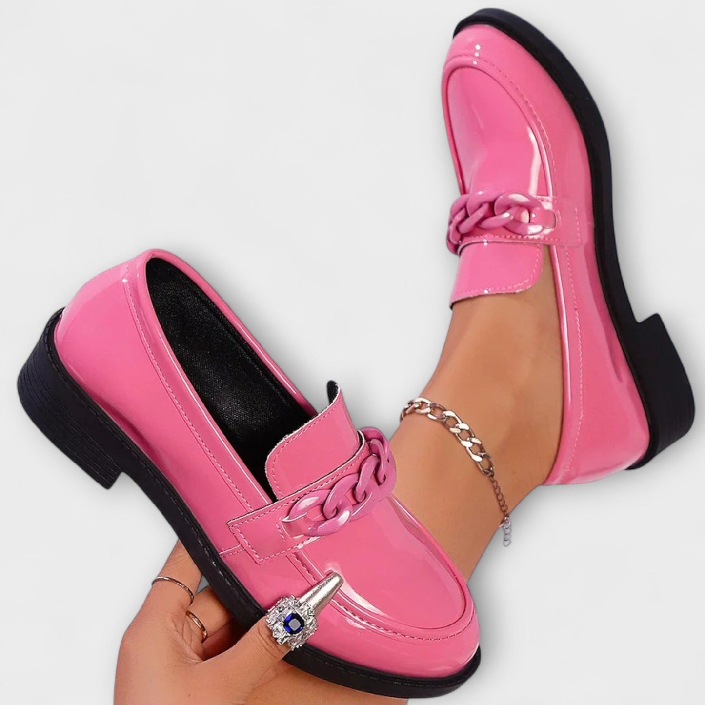 Lumi – Mocasines casuales con punta redonda