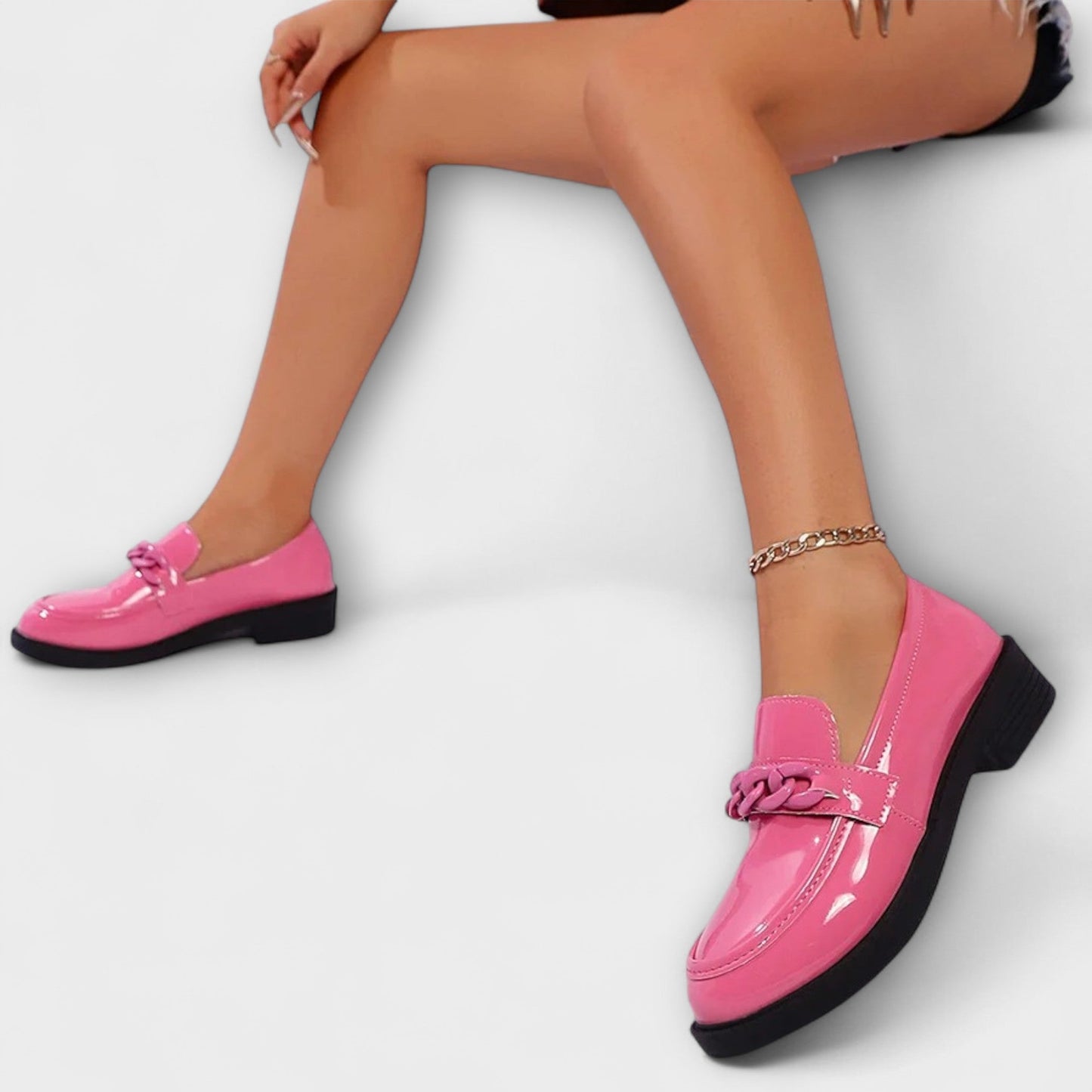 Lumi – Mocasines casuales con punta redonda