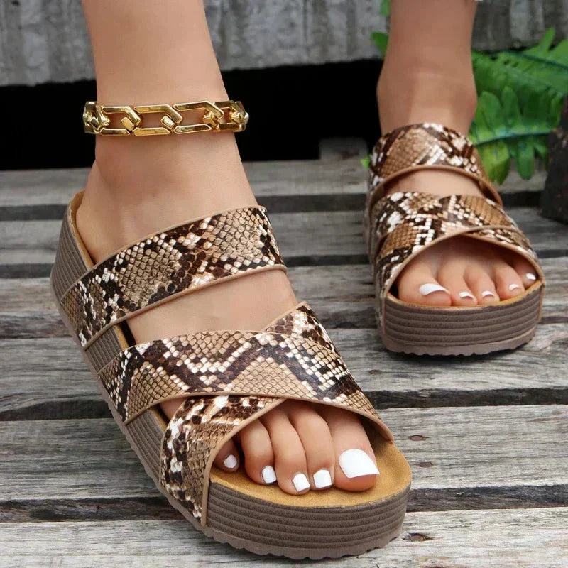Gabriela | Sandalias De Plataforma Cómodas